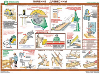 Комплект плакатов "Безопасность труда при деревообработке" - fgospostavki.ru - Щёлково