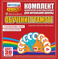 Динамические раздаточные пособия. Обучение грамоте (веера). Гласные буквы, знаки, согласные буквы. - fgospostavki.ru - Щёлково