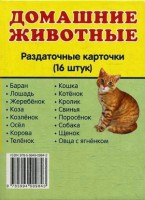 Раздаточные карточки "Домашние животные" - fgospostavki.ru - Щёлково