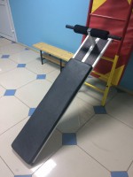 Доска для пресса навесная на шведскую стенку с двумя валиками (длина 1,5 метра) - fgospostavki.ru - Щёлково