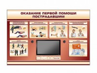 Многофункциональный интерактивный стенд-тренажер "Оказание первой помощи пострадавшим" для учащихся общеобразовательных учреждений - fgospostavki.ru - Щёлково