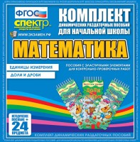 Динамические раздаточные пособия. Математика (Эластичные элементы). Единицы измерения, доли и дроби. - fgospostavki.ru - Щёлково