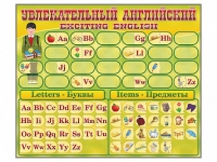 Комплект оборудования "Английский алфавит" с комплектом тематических магнитов - fgospostavki.ru - Щёлково