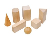 Набор "Тела геометрические" (деревянные) - fgospostavki.ru - Щёлково