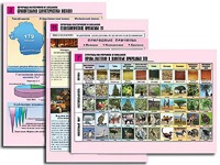 Комплект таблиц по географии "Природа материков и океанов" раздаточные (цветные, ламинированные, А4, 12 штук) - fgospostavki.ru - Щёлково
