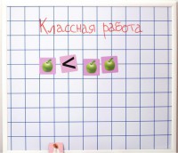 Магнитно-маркерная доска "Клетка" (86 см х 75 см) - fgospostavki.ru - Щёлково