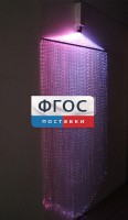 Фибероптическая занавесь (150 волокон) с интерактивным источником света - fgospostavki.ru - Щёлково
