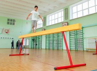 Бревно гимнастическое напольное постоянной высоты (700 мм) (5 м)	 - fgospostavki.ru - Щёлково