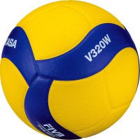 Мяч волейбольный Mikasa V320W (размер 5, синтетическая кожа, матчевый) - fgospostavki.ru - Щёлково
