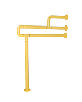 Поручень напольно-настенный с антибактериальным покрытием (желтый) - fgospostavki.ru - Щёлково