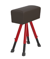 Козел гимнастический переменной высоты (чехол из натуральной кожи) - fgospostavki.ru - Щёлково