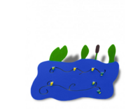 Тактильно-развивающая панель «Пруд» - fgospostavki.ru - Щёлково