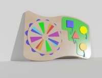 Тактильно-развивающая панель «Яркие краски» - fgospostavki.ru - Щёлково