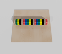 Тактильно-развивающая панель с разноцветными кругами - fgospostavki.ru - Щёлково