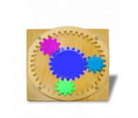 Тактильно-развивающая панель «Цветные шестеренки» - fgospostavki.ru - Щёлково