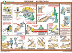 Комплект плакатов "Безопасность труда при деревообработке" - fgospostavki.ru - Щёлково