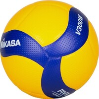 Мяч волейбольный Mikasa V300W (размер 5, синтетическая кожа, профессиональный) - fgospostavki.ru - Щёлково