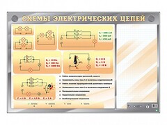 Электрифицированный стенд "Схемы электрических цепей" с маркерными полями - fgospostavki.ru - Щёлково