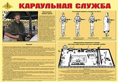Плакат "Караульная служба" - fgospostavki.ru - Щёлково