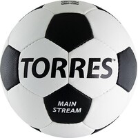 Мяч футбольный TORRES Main Stream (размер 4, синтетическая кожа, тренировочный) - fgospostavki.ru - Щёлково