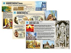 Комплект таблиц по истории "История древнего мира. Часть 1" раздаточные (цветные, ламинированные, А4, 8 штук) - fgospostavki.ru - Щёлково