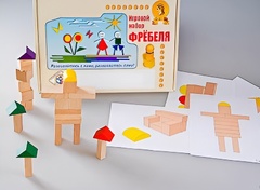 Игровой набор Фребеля "Конструктор деревянный без соединений-3" (Серия "Эксперимент") - fgospostavki.ru - Щёлково