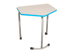 Стол мобильный модульный трапециевидный FLEXY с антивандальной кромкой - fgospostavki.ru - Щёлково