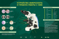 Электрифицированный стенд "Устройство микроскопа и правила работы c ним" - fgospostavki.ru - Щёлково