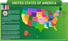 Стенд "United States Of America" - fgospostavki.ru - Щёлково