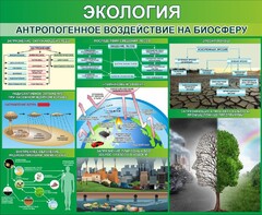 Стенд "Экология. Антропогенное воздействие на биосферу" - fgospostavki.ru - Щёлково