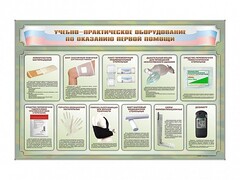 Стенды "Учебно-практическое оборудование по оказанию первой помощи" - fgospostavki.ru - Щёлково