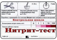 Тест-система "Нитрит-тест" - fgospostavki.ru - Щёлково
