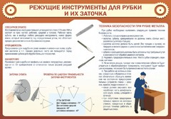 Стенд "Режущие инструменты для рубки и их заточки" - fgospostavki.ru - Щёлково