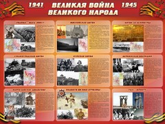 Стенд "Великая война Великого народа" Вариант 1 (9 блоков) - fgospostavki.ru - Щёлково