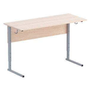 Стол ученический двухместный регулируемый на прямоугольной трубе - fgospostavki.ru - Щёлково