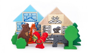 Комплект игрушек для сказкотерапии "Зайкина избушка" - fgospostavki.ru - Щёлково