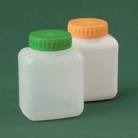 Банка прямоугольная 500 мл белая с крышкой и прокладкой - fgospostavki.ru - Щёлково