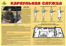 Плакат "Караульная служба" - fgospostavki.ru - Щёлково