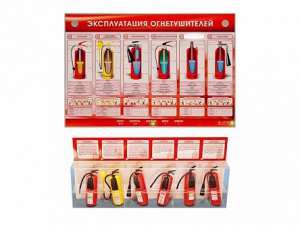 Электрифицированный стенд-тренажер "Эксплуатация огнетушителей" с разрезными агрегатами - fgospostavki.ru - Щёлково