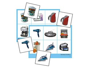 Логопедическое лото "Бытовая техника" (4 планшета, 24 карточки, цветное, ламинированное) - fgospostavki.ru - Щёлково