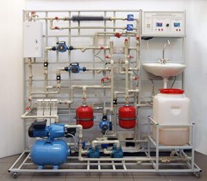 Комплект учебно-лабораторного оборудования «Автоматизированный тепловой пункт»  - fgospostavki.ru - Щёлково