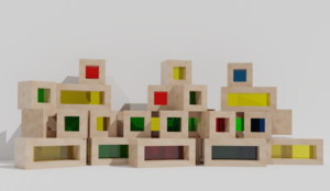 Детский развивающий набор из разноцветных элементов - fgospostavki.ru - Щёлково