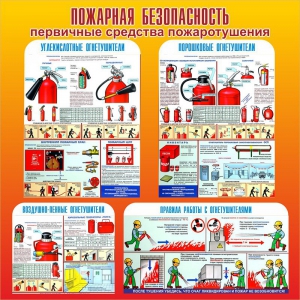 Стенд "Пожарная безопасность" Вариант 2 - fgospostavki.ru - Щёлково