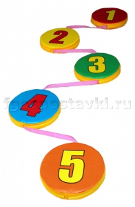 Дорожка "Змейка-шагайка-геометрическая" с цифрами - fgospostavki.ru - Щёлково