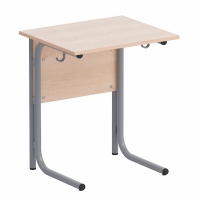 Стол ученический одноместный на круглой трубе - fgospostavki.ru - Щёлково