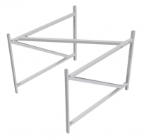 Ферма баскетбольная для щита из оргстекла (1,2х0,9 метра), вынос 1,2 метра - fgospostavki.ru - Щёлково