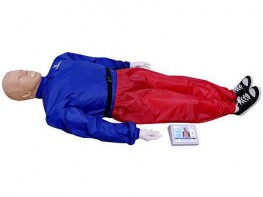 "Александр-04" тренажер-манекен взрослого пострадавшего для отработки приемов сердечно-легочной реанимации (голова, туловище, конечности) с контроллером - fgospostavki.ru - Щёлково