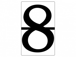 Набор магнитных карточек "Произвольный размер "8" (3 штуки) - fgospostavki.ru - Щёлково