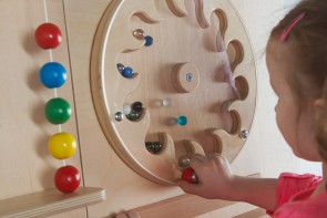 Тактильно-развивающая панель “Лабиринт-цветок” - fgospostavki.ru - Щёлково