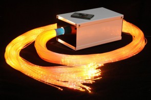 Пучок фибероптических волокон с боковым точечным свечением «Звёздный дождь» 150х2 м в комплекте с источником света - fgospostavki.ru - Щёлково